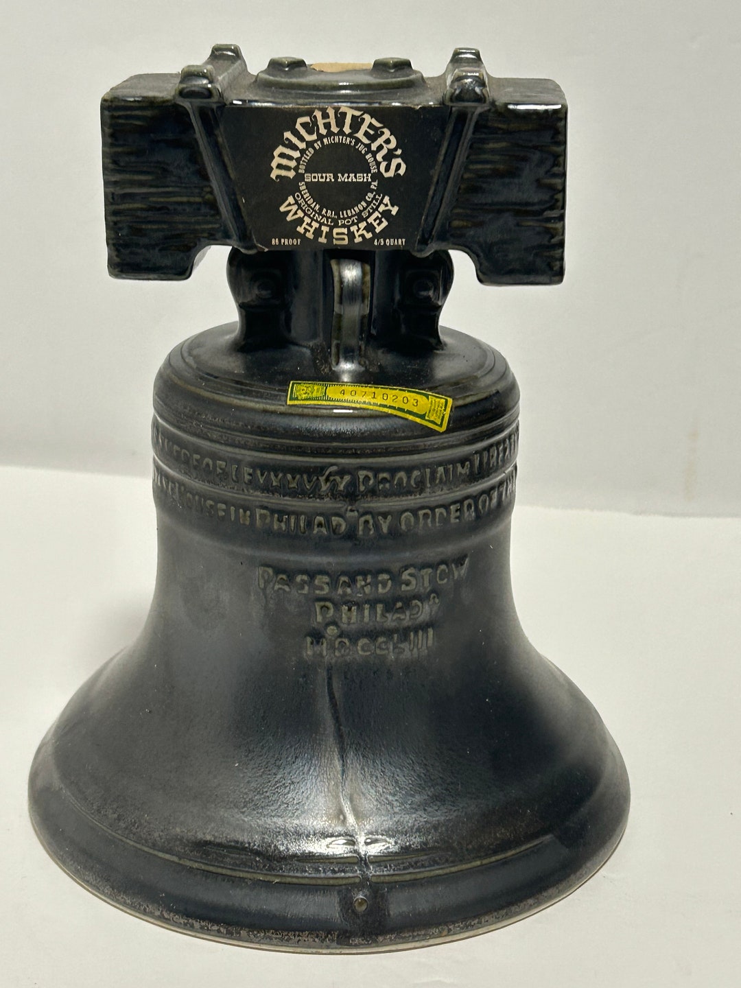 1969 Michter's Whiskey Liberty Bell Decanter Etsy