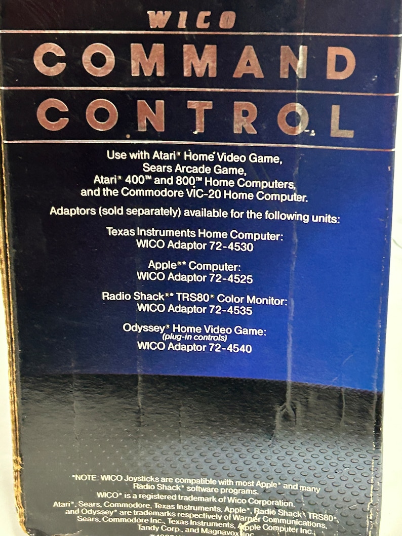 1982 WICO Command Control Joystick 15-9714 UNTESTED image 8