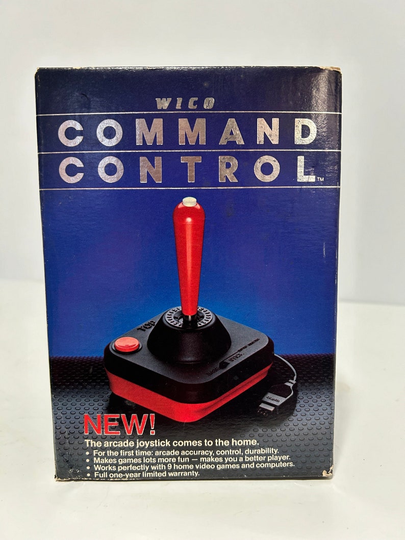 1982 WICO Command Control Joystick 15-9714 UNTESTED image 2