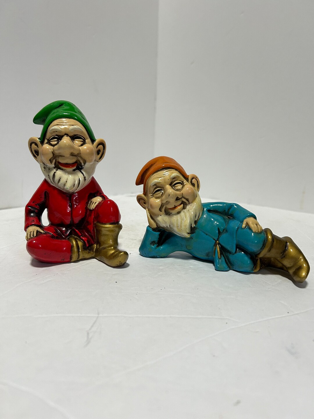 Set of Two 1960's Gnomes Made in Japan Etsy