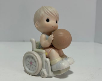 Precious Moments Special 1997 Limited Edition "Give Ability a Chance" Porcelain Figurine