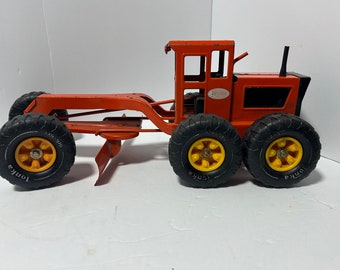 Tonka Orange MR-970 Metal Toy Grader