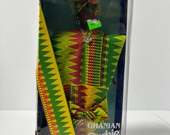 1996 Dolls of the World Collection Ghanian Barbie Doll 15303