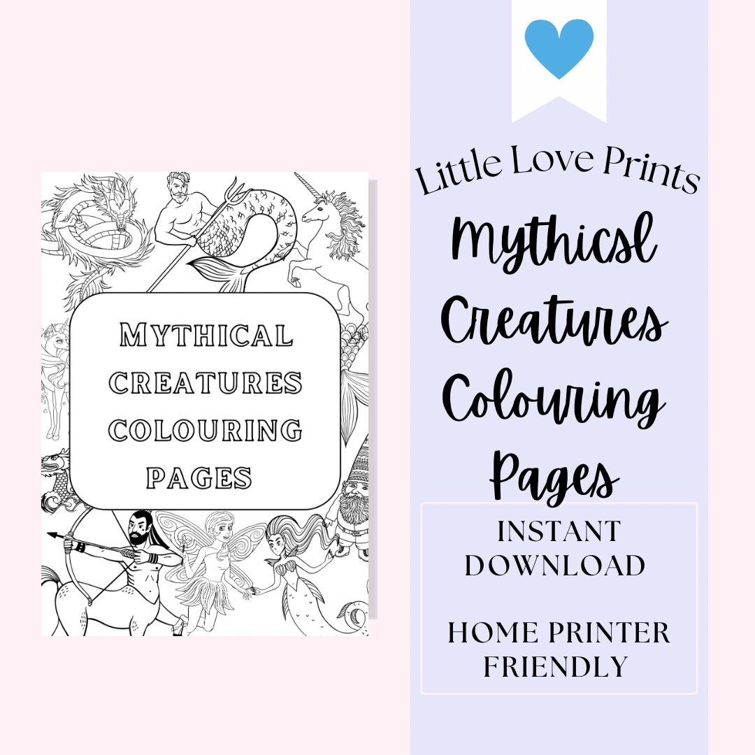 Mythical Creatures Printables