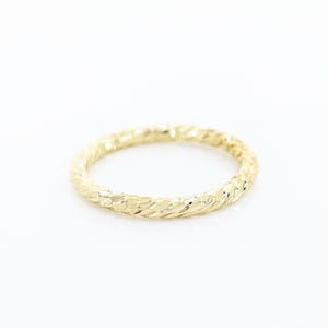 Handcrafted Texture Solid Gold Ring, Minimalist Gold Wedding Band, Handcrafted  Solid Gold Textured Ring, Gold Band, Unisex Solid Gold Band