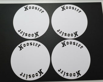 1/8th Hoosier tyres tires dragster drag car Revell  Stencils Templates