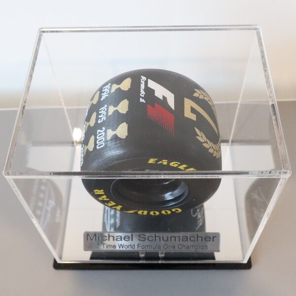 1/5th Michael Schumacher 7 Time World Champion Tyre Display Handmade Custom (LARGE)