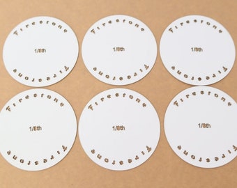 1/8th Firestone Tyre Stencils Templates