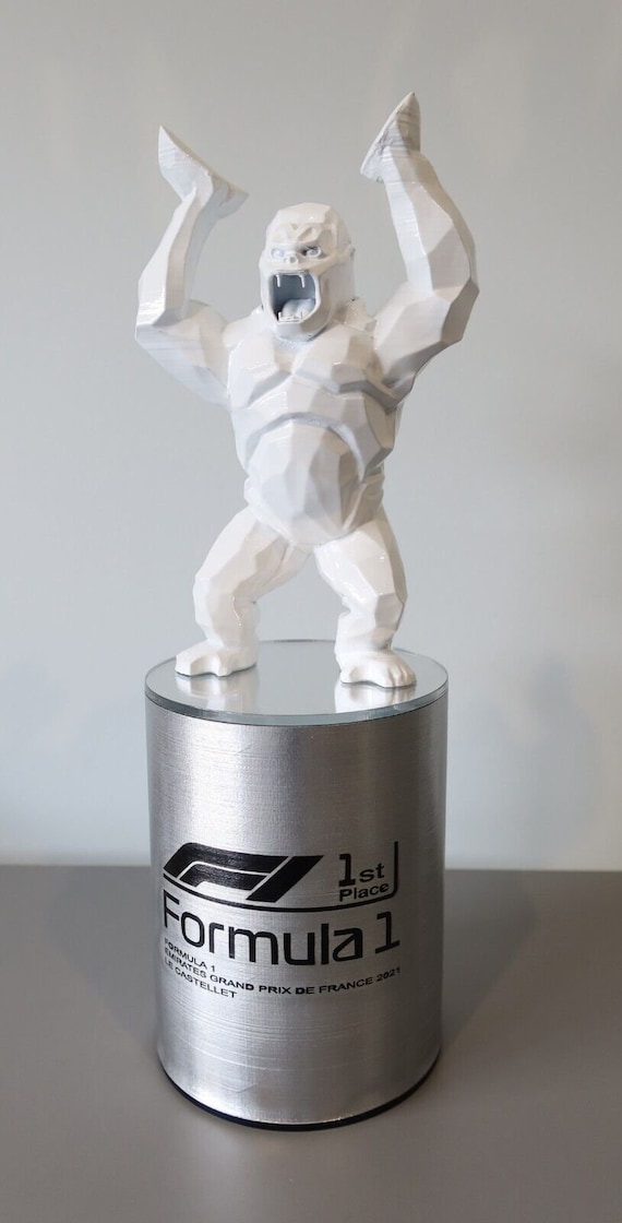 2021 Max Verstappen French Kong F1 Winning Trophy Handmade 