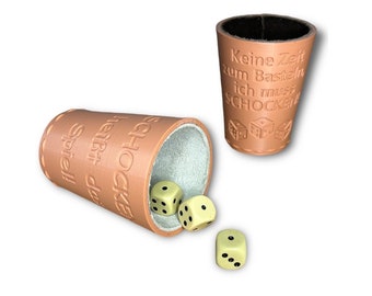 WaveB4 Schockbesteck Edelstahl - Personalisierbarer Knobelturm Für Würfelspiele