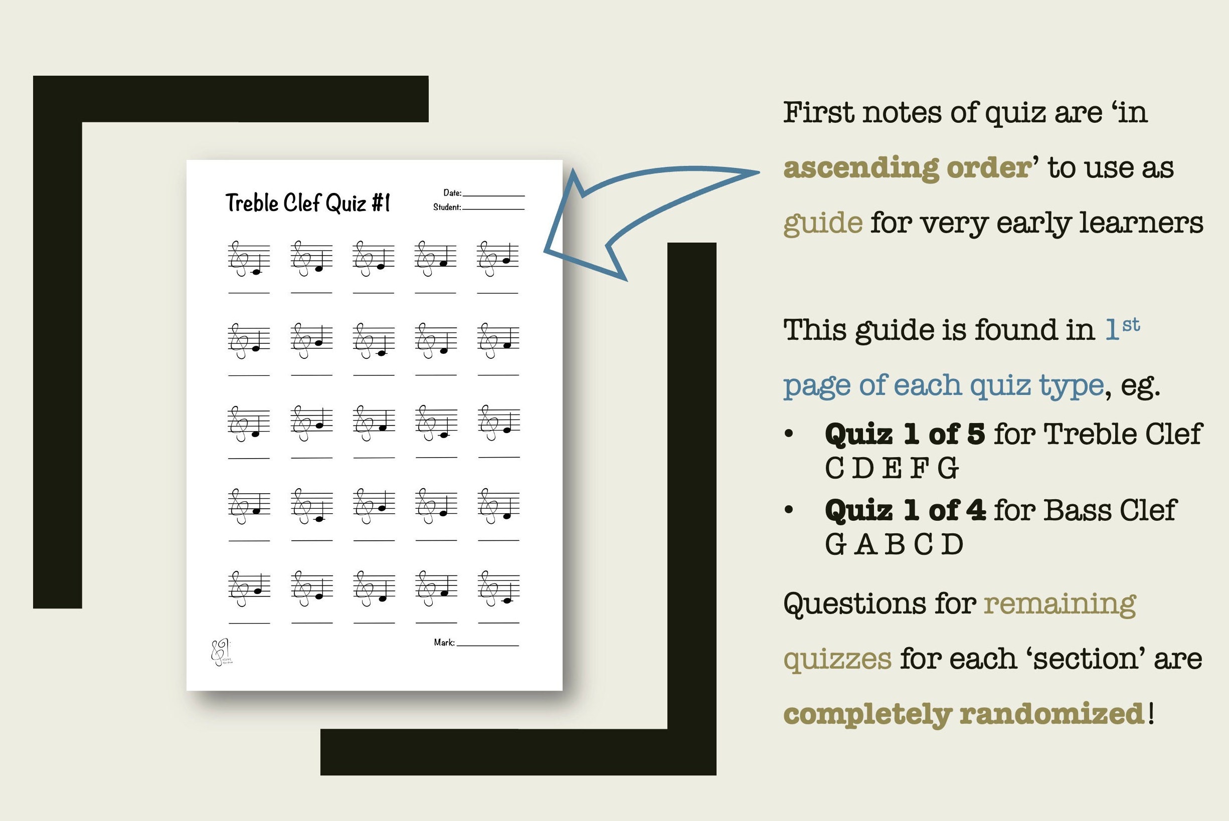 A Game To Reinforce Note Reading In Treble C Position