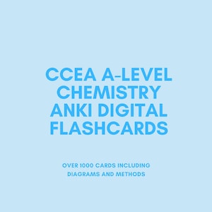CCEA A-Level Chemistry A2 Anki Digital Flashcards