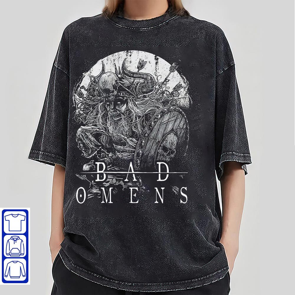 Rare Tshirt Bad Omens All Best Design American Metalcore Band Merch Gildan  S-2XL