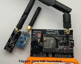 Flipper Zero ESP32/GPS/NRF24L01/CC1101 WiFi Dev Board | Elite 3D Printed Backplate