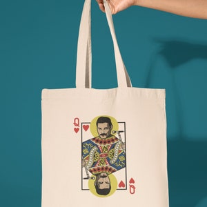 Borsa Musica Mercurio Carte Gioco Poker Burraco Divertente Regina Rock Concerto Live Bridge LGBT Love Gender Fluid Queer Bohemian Champions