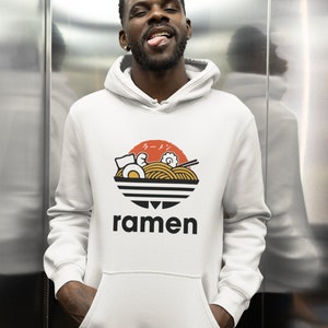 Felpa Cappuccio Tascone Ramen Manga Anime Japan Giappone Food Cibo Noodles Nerd Games Computer Breakfast Gift Regalo Idearegalo Japanfood