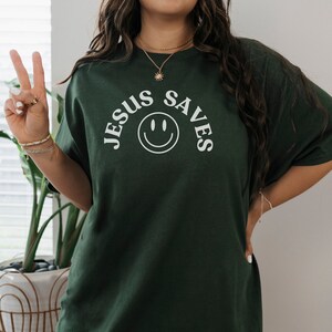 Jesus Saves Tshirt Christian Apparel Christian Shirt Faith Shirt Christian Apparel Jesus Shirts Religious Shirt Bible Verses