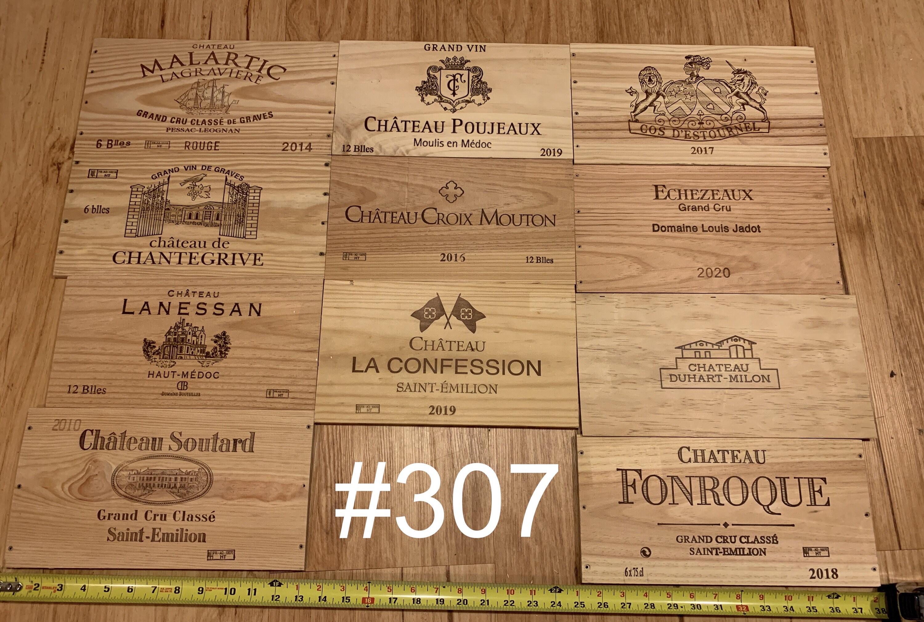 11 French Wine Crate Panels Etsy