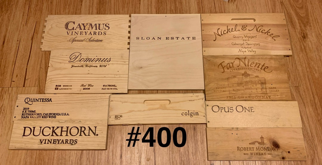 10 Napa Valley Wine Crate Panels Etsy