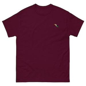 Toucan Tango: Playful Embroidered T-Shirt for Tropical Vibes