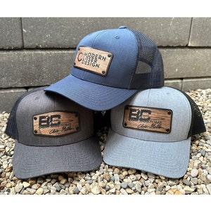 Custom Walnut Patch Hat | Your Logo or Design | Trucker Patch Hat