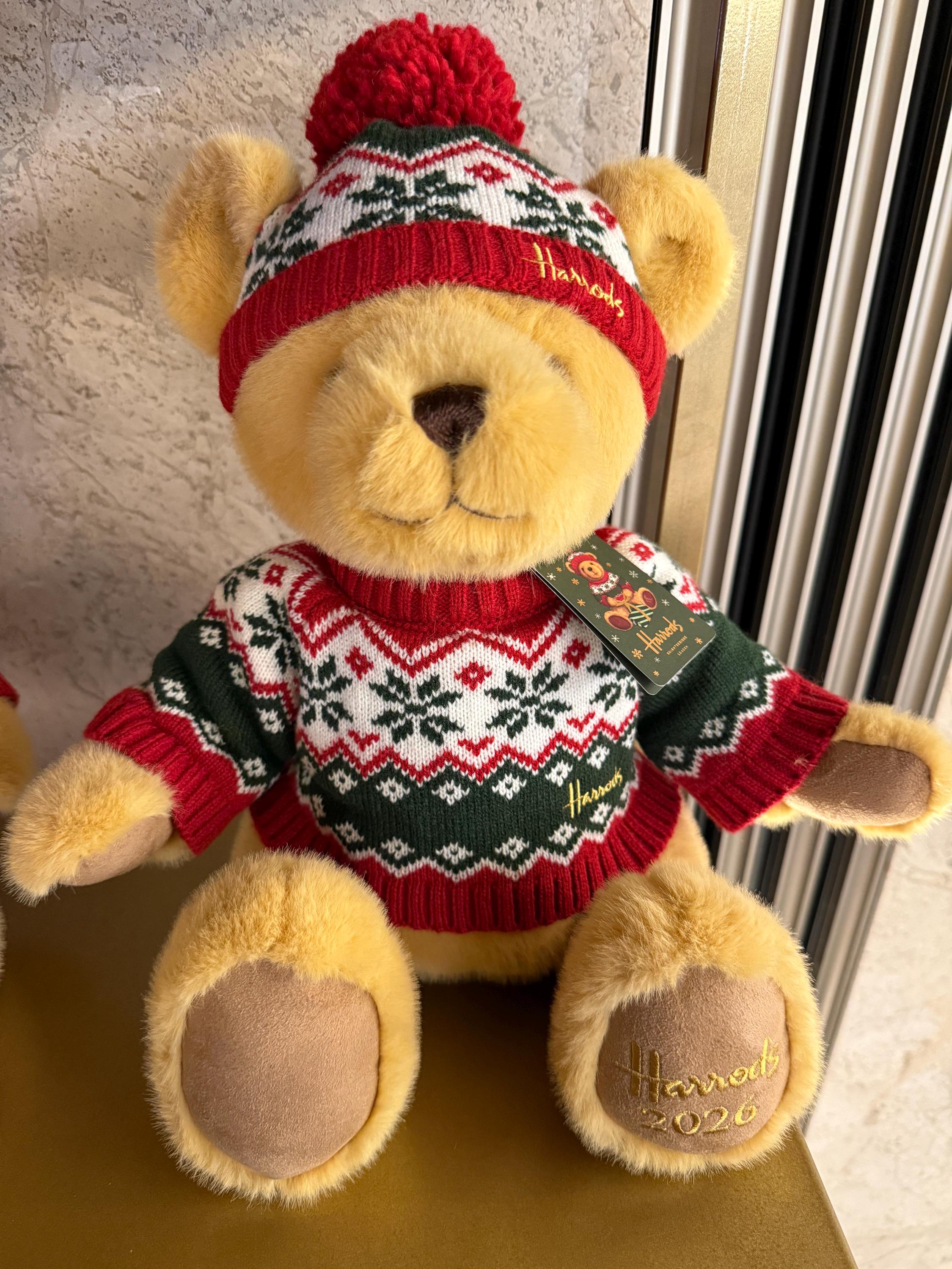 Harrods Christmas Bear - Etsy UK