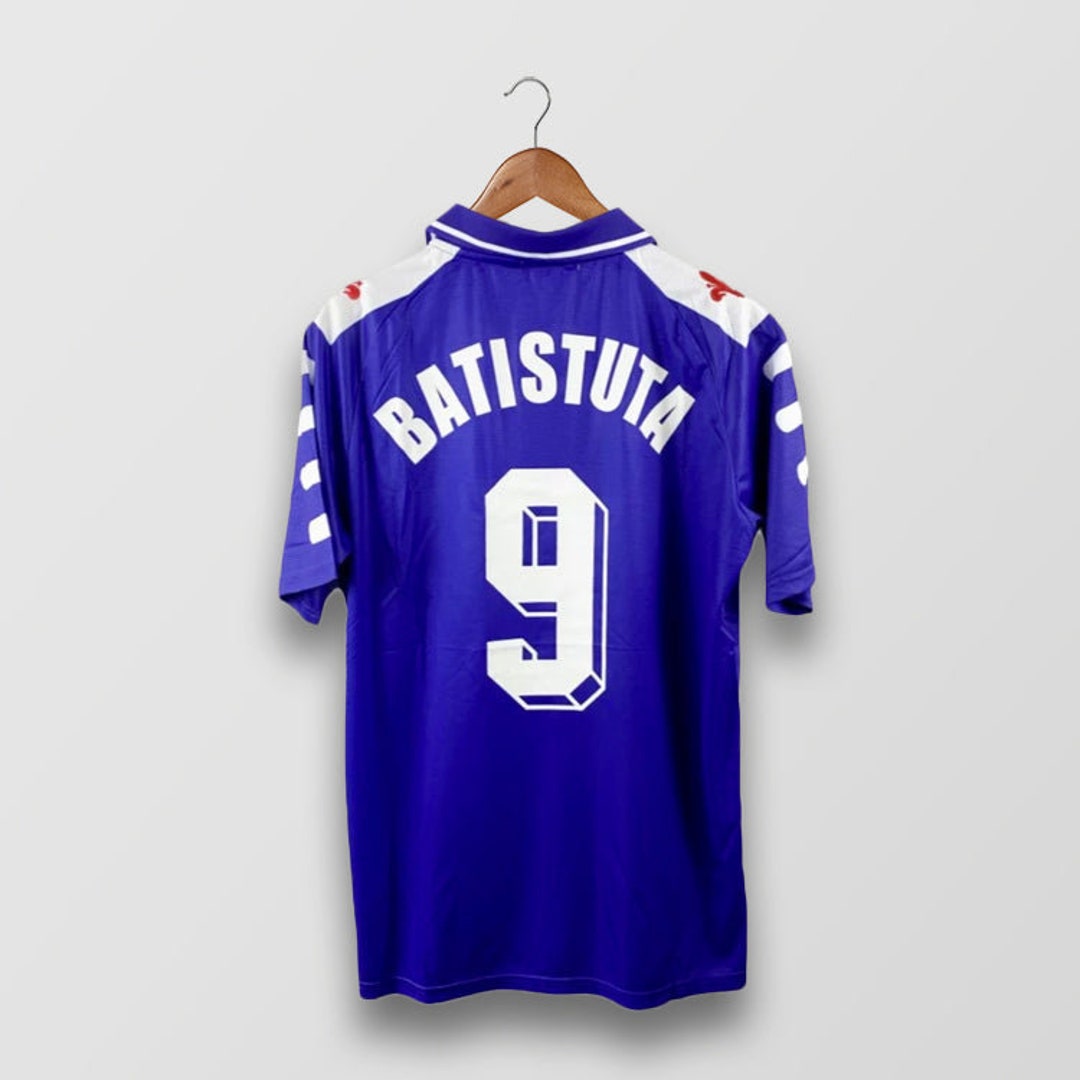 1998 Fiorentina Home Retro Children's Kit | Kids Batistuta Era Shirt a