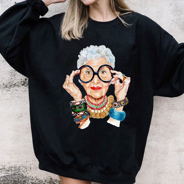 Iris Apfel Shirt, Iris Apfel Rememberance Shirt ,RIP Iris Apfel Shirt, Fashion Icon Tee, Iris Apfen Tee