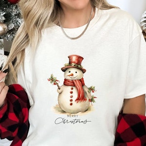 Christmas tshirt, christmas sweater, Vintage snowman tshirt, Christmas shirt, Vintage Christmas tshirt, vintage christmas