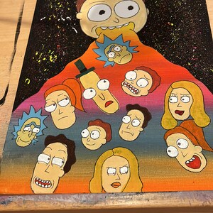 Diamond Painting Aesthetic Rick and Morty, Full Image - Painting