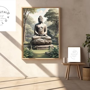 A Buddha-Statue Poster