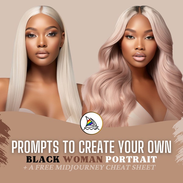 Black Women, Midjourney Prompts for Black Women,Afro American Women, African American, Black Women Prompts, Ebony Women Stock Photography