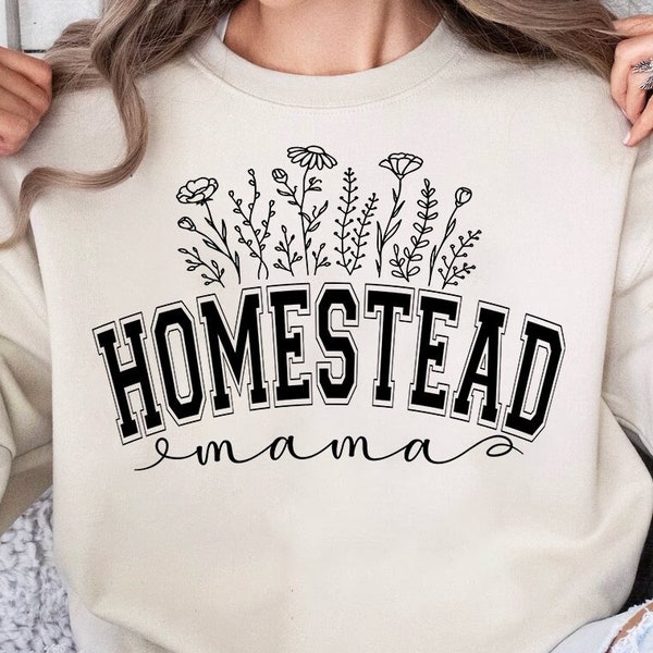 Floral Homestead Mama Svg Png, Support Your Local Farms Svg, Chicken Mama svg, Free Range Svg, Homestead Mama shirt svg, Cut File For Cricut