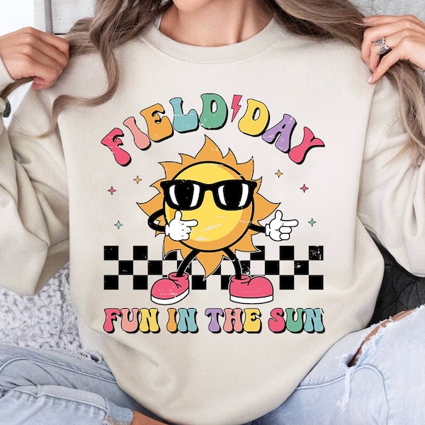 Retro Field Day Fun In the Sun Svg Png, Field Day Svg, Retro School Game Day Png, Field Day Teacher Svg Files for Cricut, Png Sublimation