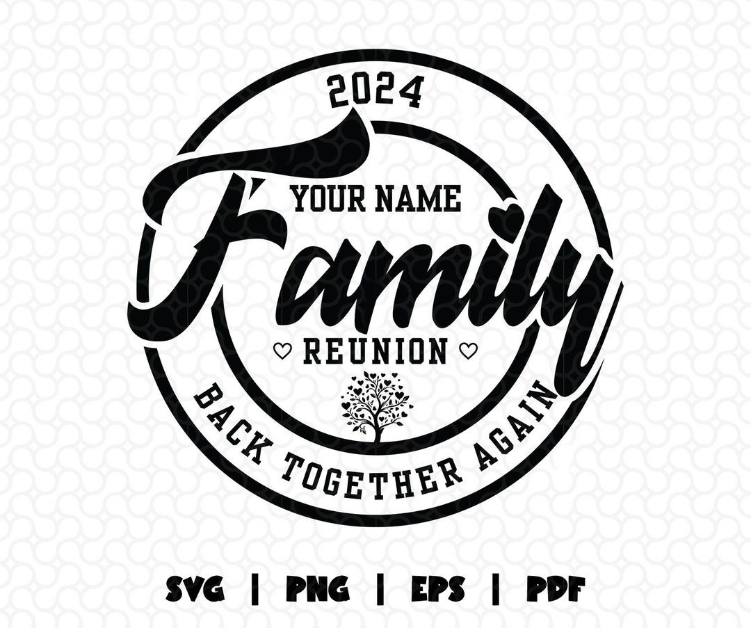 Family Reunion 2025 Svg Png, Family Reunion Tree 2025 Svg, Reunion SVG