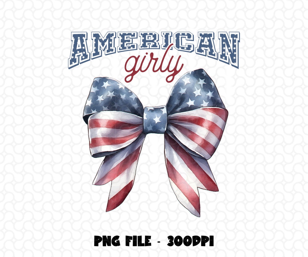 Coquette American Girly Png Sublimation, Coquette Bow Png, 4th of July ...