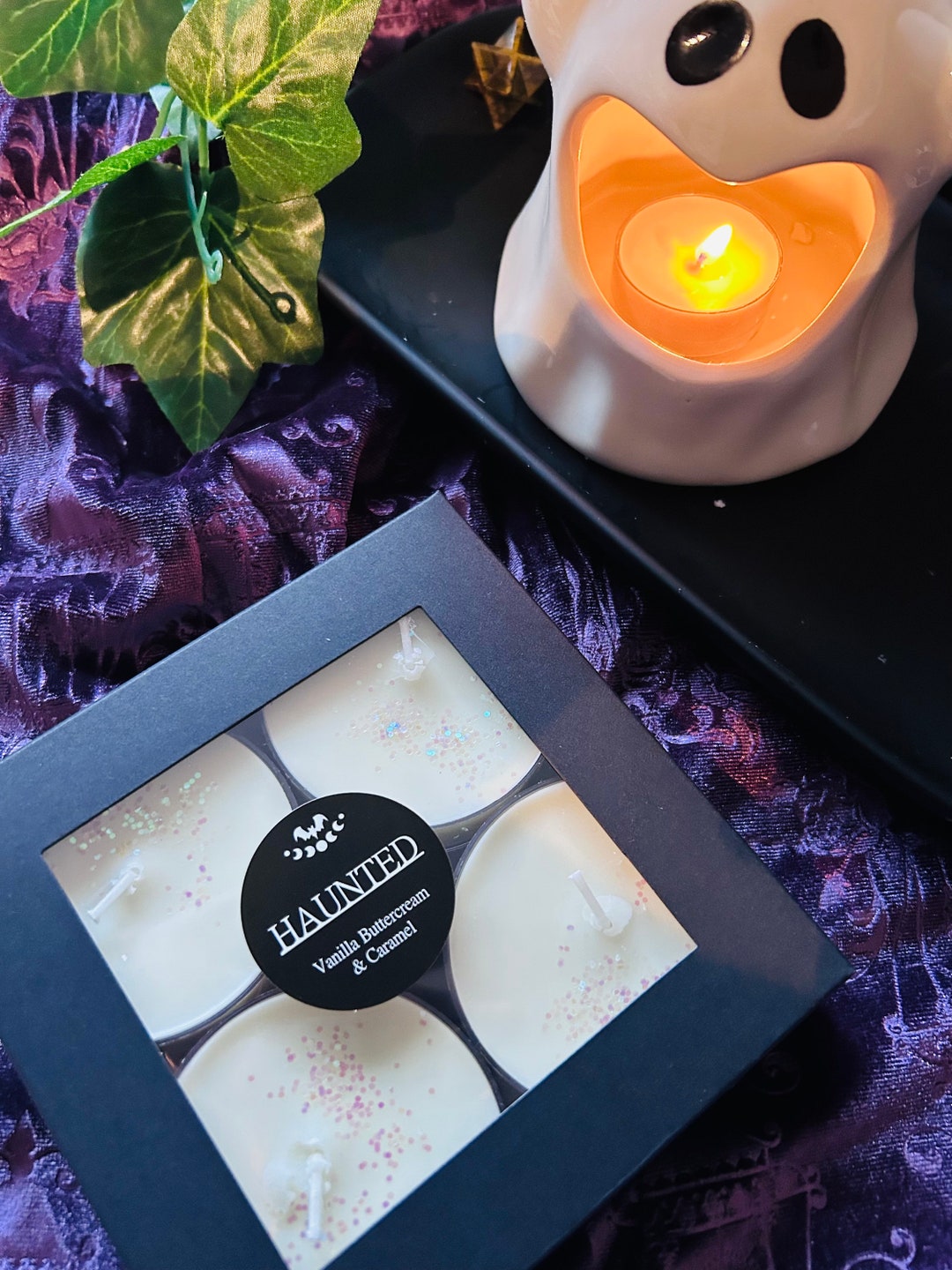 Haunted Maxi Ritual Tealights Etsy
