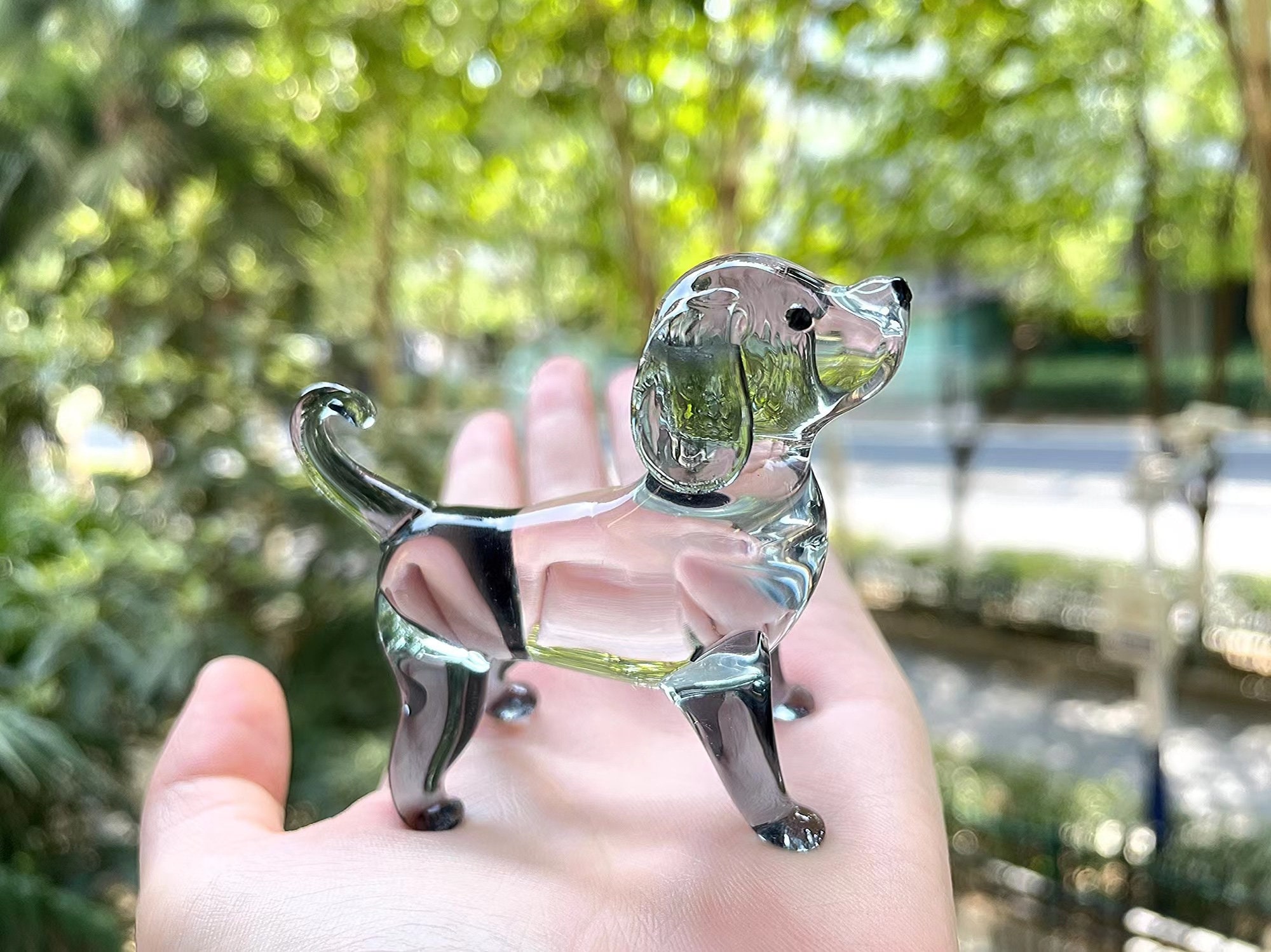ヴェネチアングラス　ムラーノ　 イタリア　 ガラス置物　 犬　いぬ ヴェネチアングラス ムラーノ イタリア ガラス置物 犬 いぬ