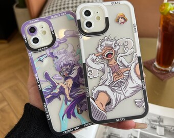 Anime iphone case,cute gift for anime boy or girl,shockproof phone case for iphone 11,12,13,14,pro,promax,Laser phone case for him/her