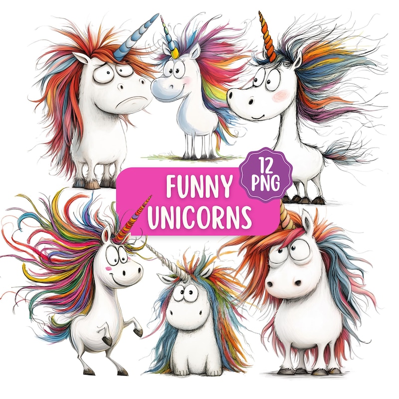 Funny Unicorn Etsy