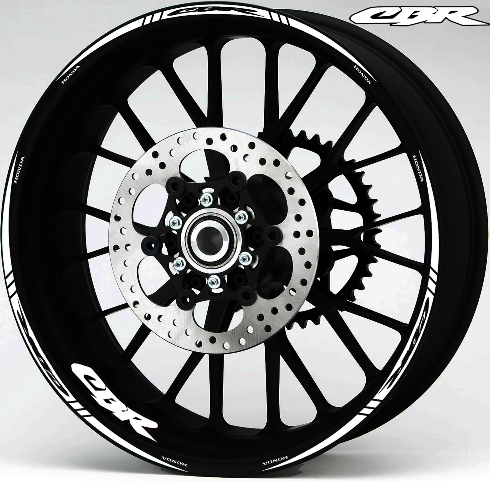 Motorcycle Wheel Stickers Rim Decals Tape for Honda CBR Etsy