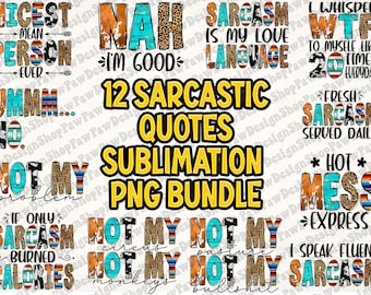 Funny Quotes Bundle Png, Sublimation Bundle Png, Quotes Bundle, Funny Sarcastic Quotes Png, Sassy Png, Sublimation Designs, Digital Download