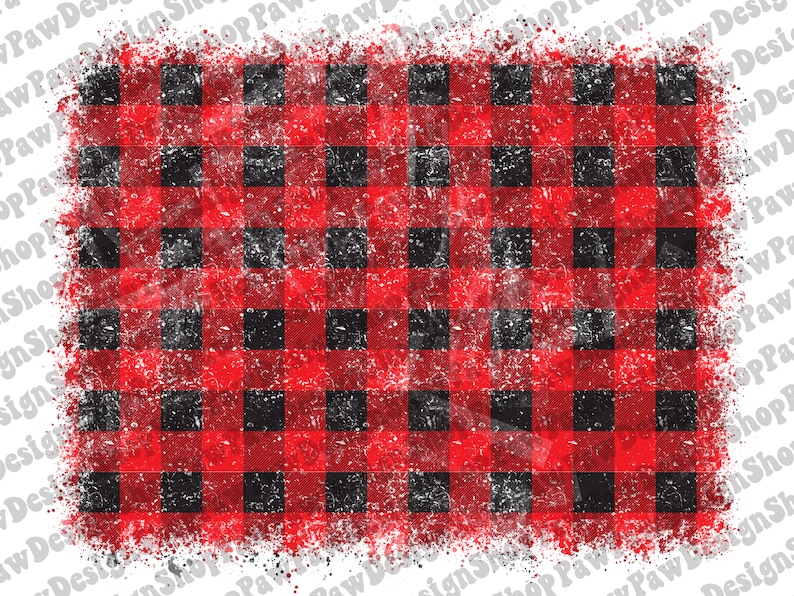 Buffalo Plaid Background Png, Red Black Buffalo Plaid Background