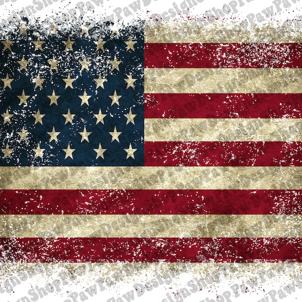 Distressed American Flag Background Png, American Flag Png, Usa Background Png, 4th July Png, Sublimation Designs Download, Digital Download
