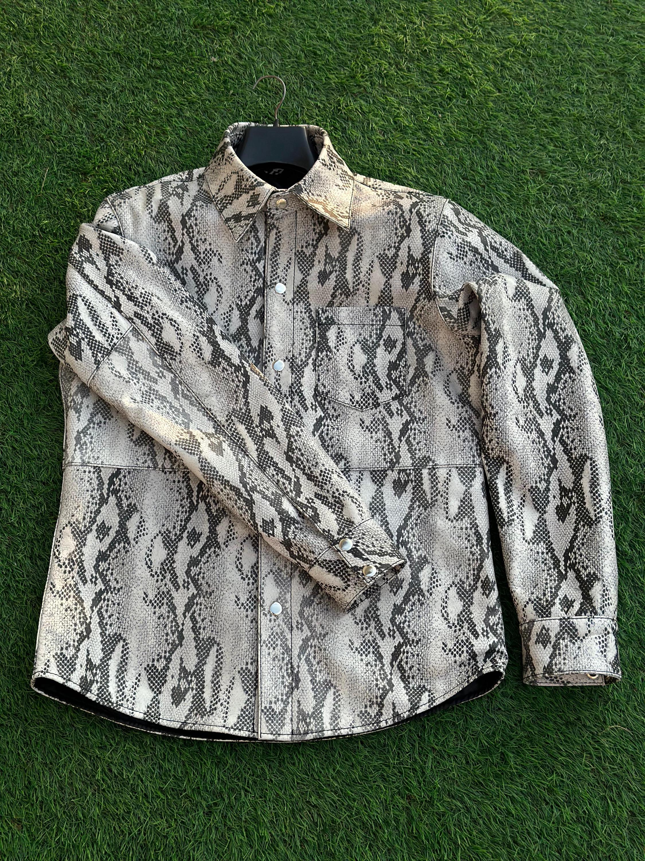Snake Print Long Sleeved Top - Etsy Denmark