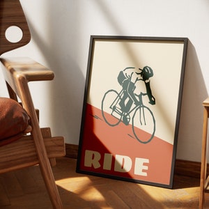 Poster Bike Printable Bike Cycle Poster Home Decor Poster Bike Poster Gravel Bike