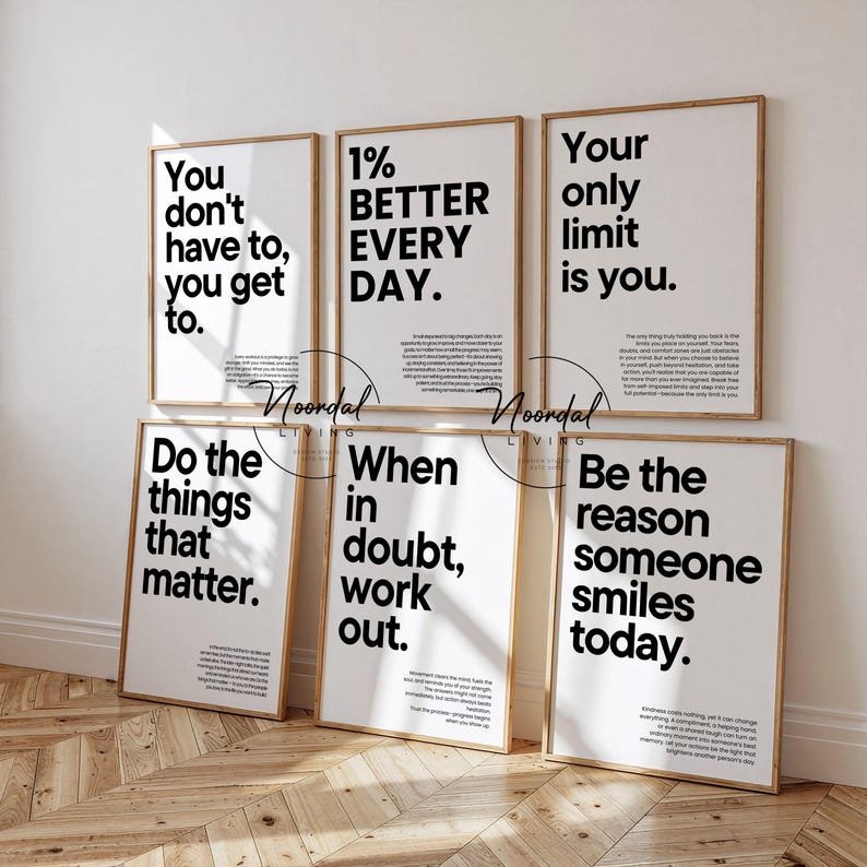 1% Better Every Day Print – Motivational and inspirational poster in different colors. Perfect for adding a touch of encouragement to your space!