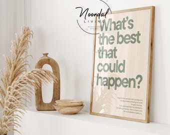 Motivation Poster with quote as office wall art | Digital Download Print