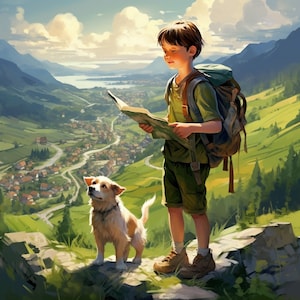 Personalized book, story, with your child&#39;s photo and name + audiobook + e-book. A gift for a child.
