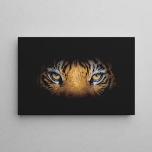WALL PICTURE by TIEGER - Nature Canvas - Wildlife Wallart on Canvas - Tiger